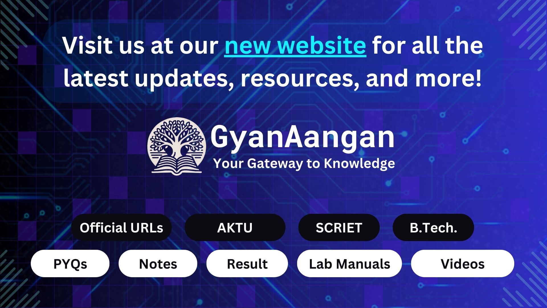 Gyan Aangan | Visit Us at our new website for all the latest updates, and resources, and more!